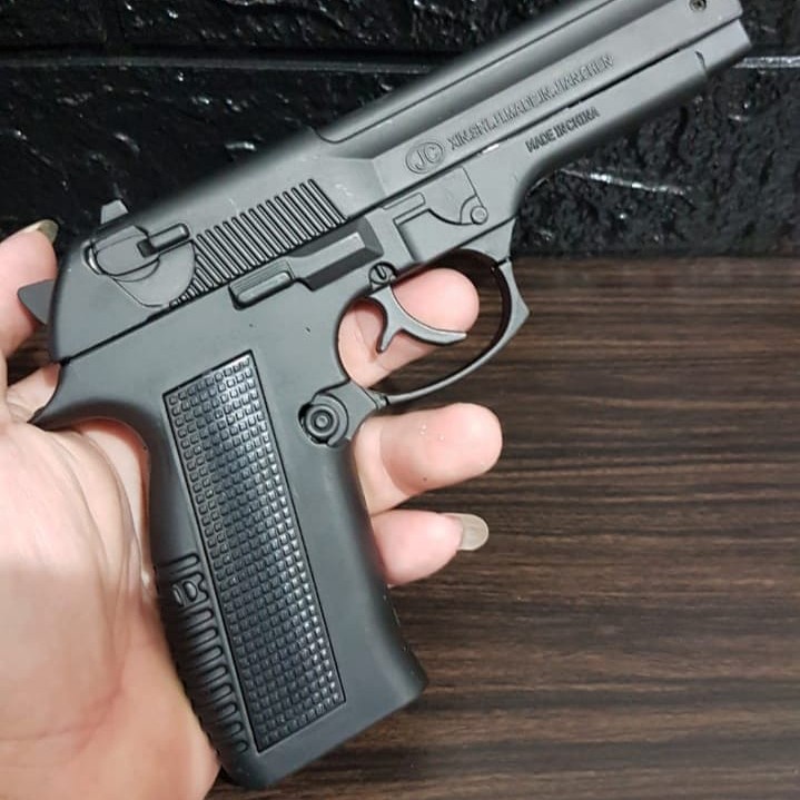 korek Api pistol Bareta full besi