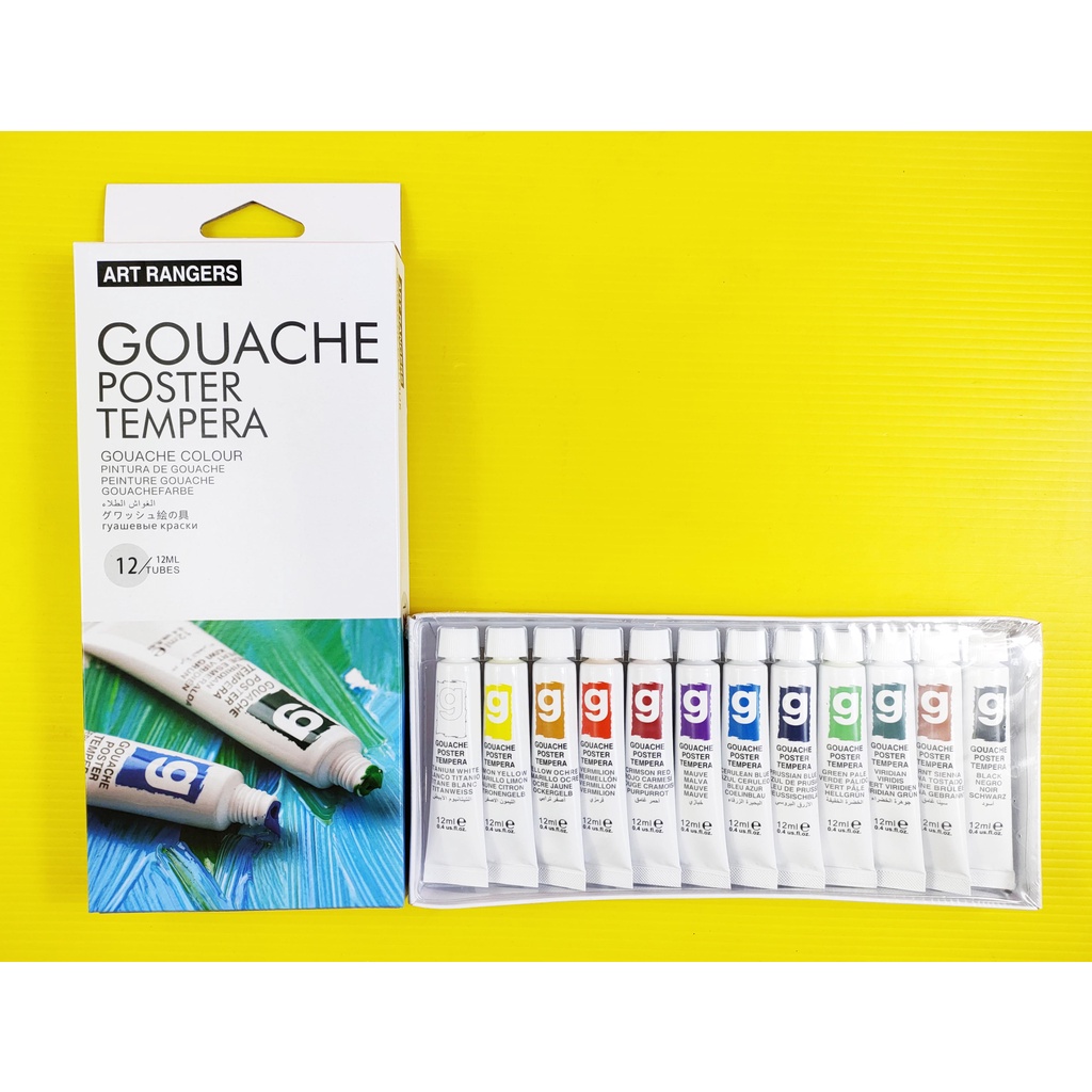

CAT GOUACHE ART RANGERS 12ML X 12 W
