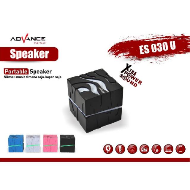 ES 030 U Speaker Portable Advance ES030U Bluetooth