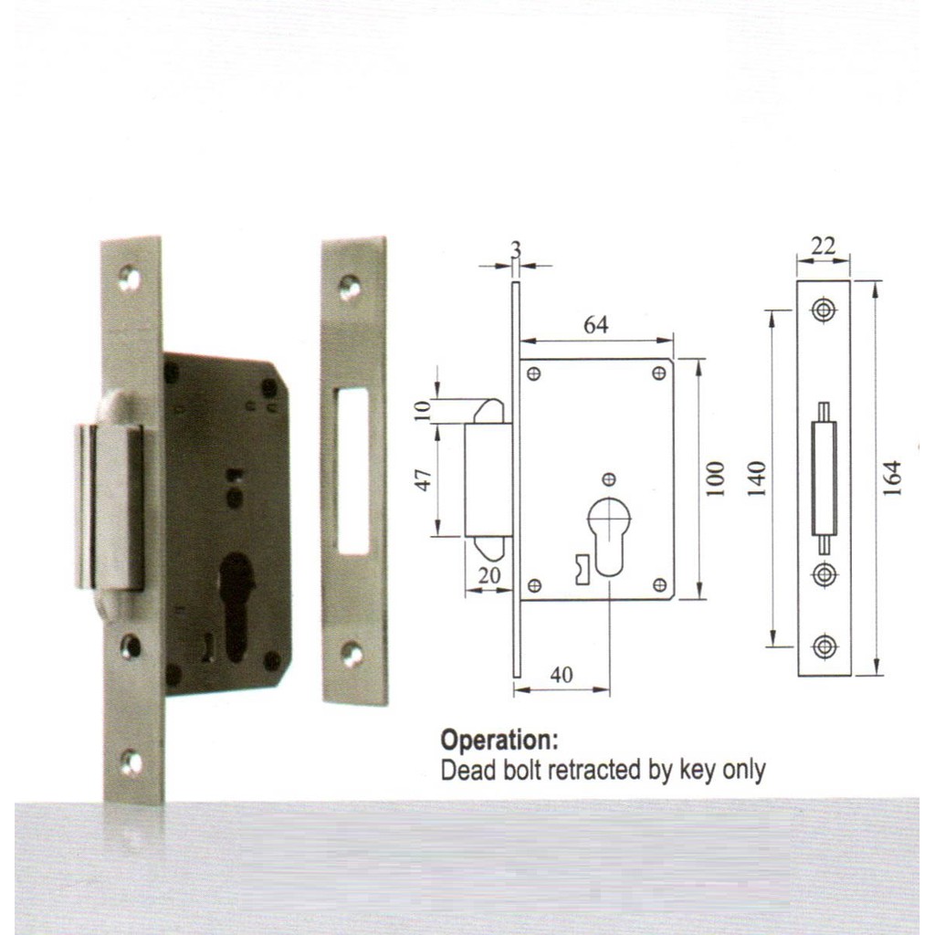 Lockcase Kunci  Sliding  Kunci  Mekar Pintu  Kayu  Sliding  