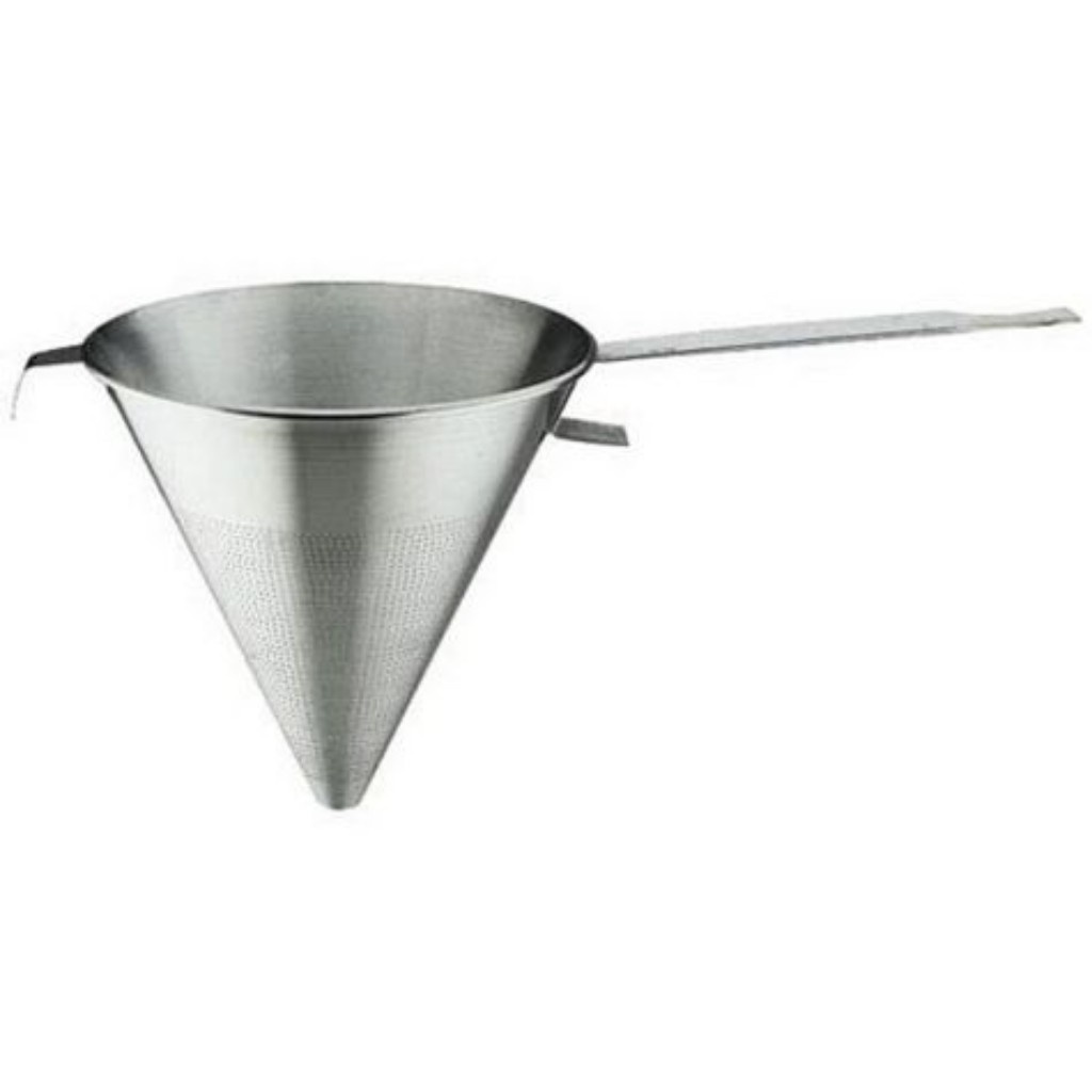 Paderno Saringan Kerucut - Conical Strainer Chinese Colander Commercial Heavy Duty 20 cm