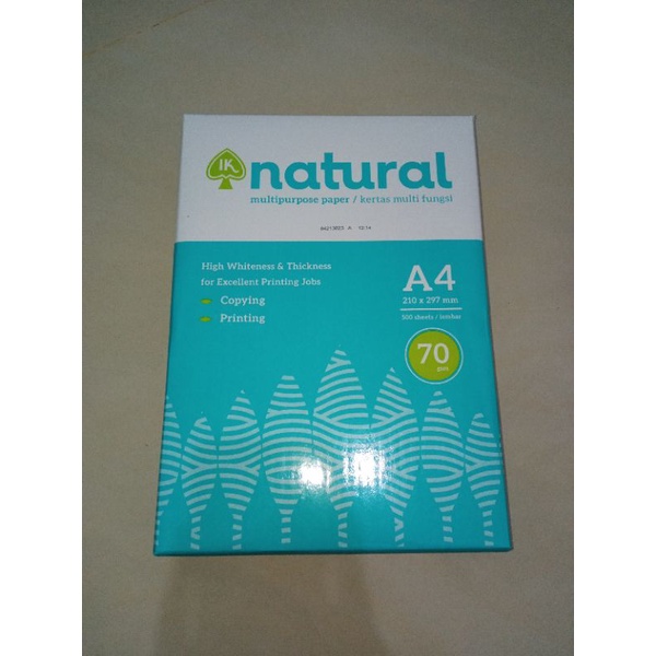 

Kertas HVS A4 Natural 70gsm