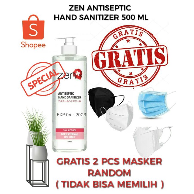 Hand Sanitizer Zen 500 ml - Sanitizer Murah