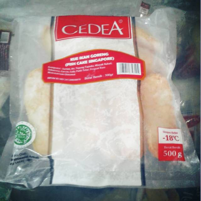 

Kue ikan goreng Cedea(Fish Cake Singapore) 500 gr