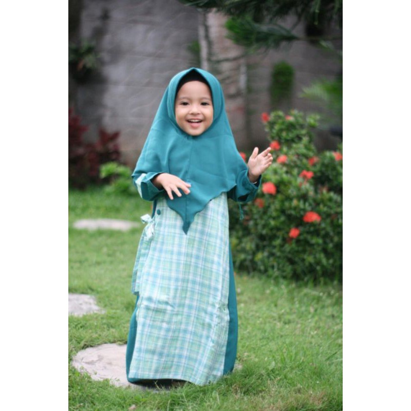 GAMIS ANAK SETELAN KERUDUNG GAMIS ALICE