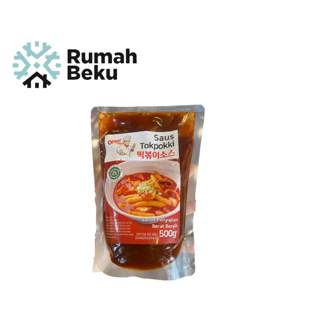 

SAUS TOKPOKKI INSTAN MEREK OPPA-OPPA TINGGAL PAKAI