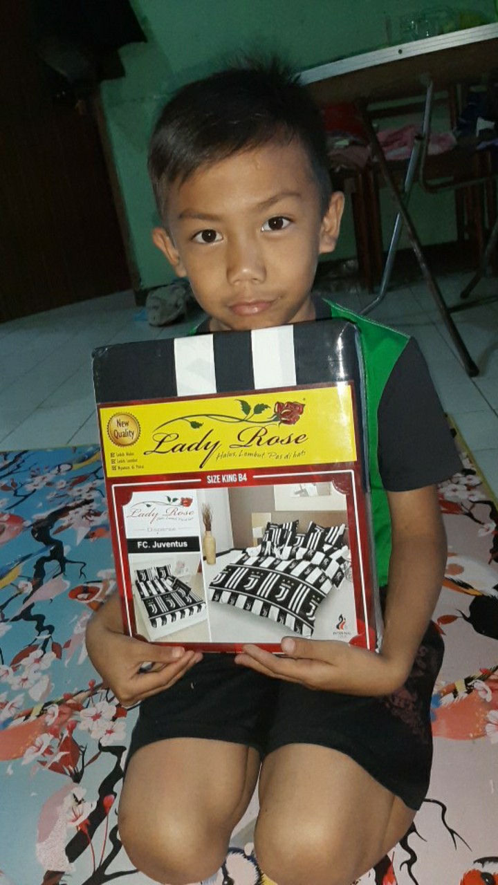 Sprei Lady Rose Bantal 4 (b4) Uk. King (180x200)cm Motif Gabungan 2