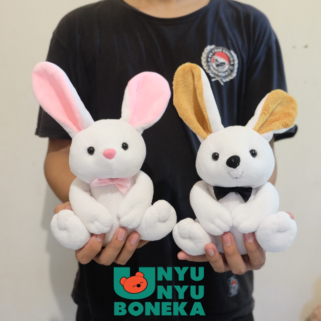 Boneka Kelinci couple size 20cm/Mainananak/Animal/Kelincilucu/Rabbit