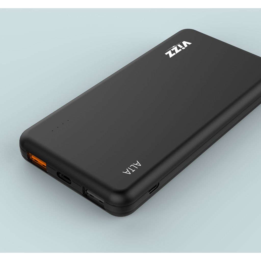 Power Bank Vizz ALTA 10000 mAh Original Qualcomm 3.0 Fast Charging Quick Charge Powerbank 10000mAh