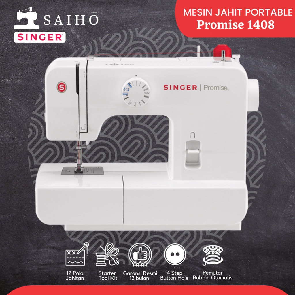 SINGER Promise 1408 - Mesin Jahit Portabel