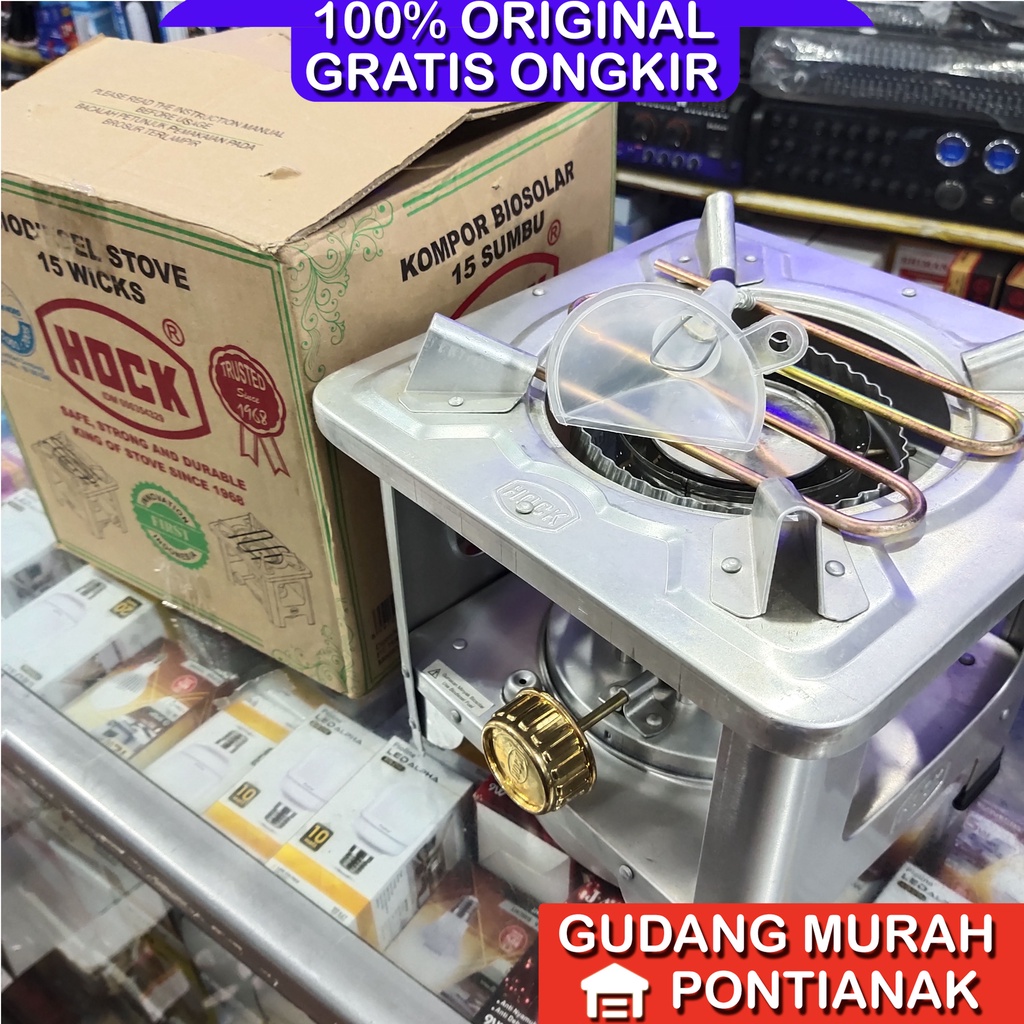 Kompor Hock 15 sumbu Minyak Tanah Kompor Minyak Bio Solar Hock / Bio Diesel Stove 15 sumbu