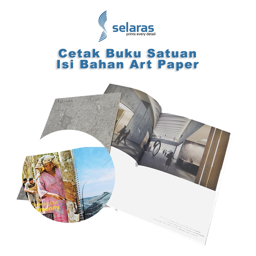 

Cetak / Print Isi Buku / Majalah Art Paper / Matte Paper Satuan Buku Tahunan Sekolah BTS