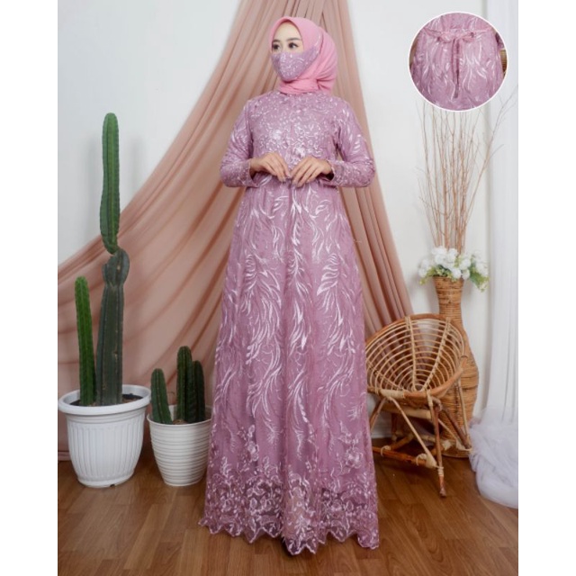 KEBAYA WARNA LILAC~GAMIS KEBAYA MODERN~GAMIS KEBAYA KONDANGAN~KEBAYA WISUDA