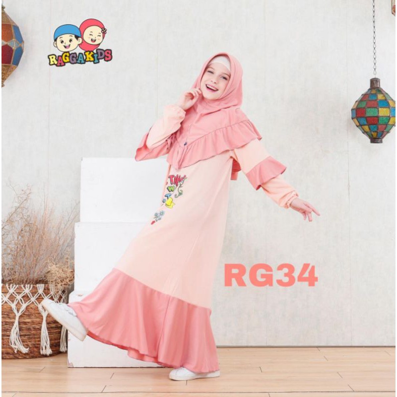 GAMIS ANAK PEREMPUAN REMAJA TANGGUNG PEREMPUAN TERBARU CASUAL NYAMAN RAGGAKIDS RG 34 ( 1-12 TAHUN )