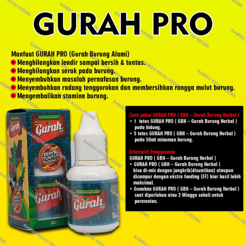 GURAH + GURAH PRO + GURAH BIOJANA + GURAH PRO BIOJANA6 + GURAHPRO +  GURAH BURUNG  + BIOJANA6 + BIOJ