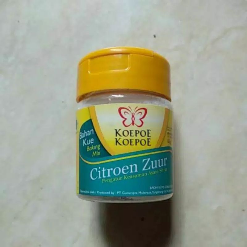 

Citroen Zuur 65gr Koepoe Koepoe