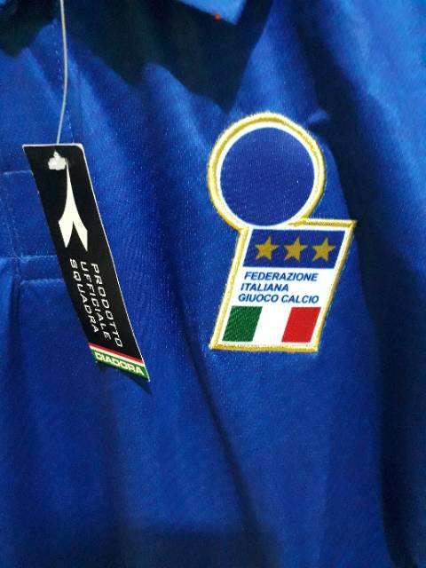 Jersey Italy World Cup 1994 Wc 94 Italia Retro Pildun Piala Dunia 1994 Shopee Indonesia