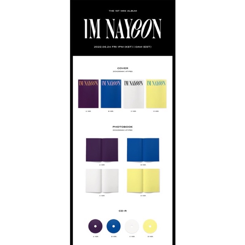 NAYEON - 1ST MINI ALBUM IM NAYEON