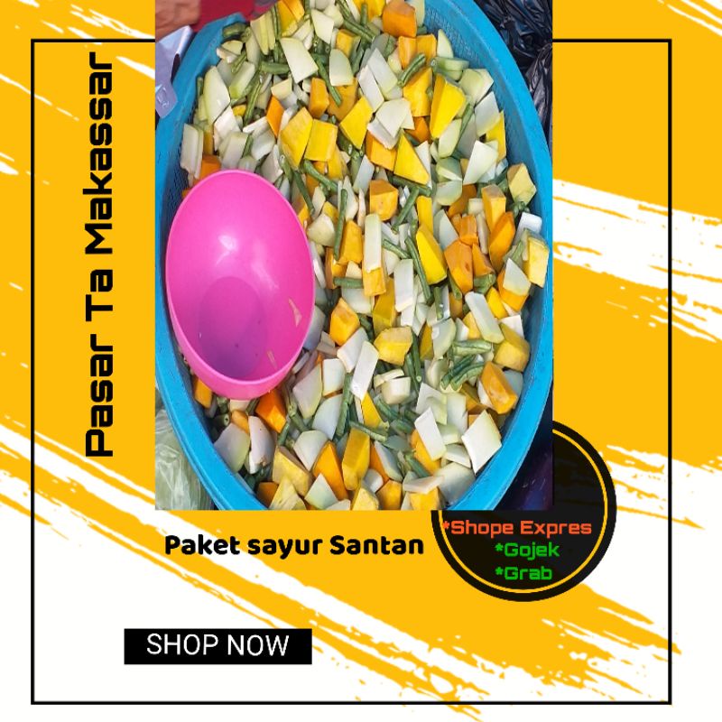 

Paket Sayur Labu bahan sayur Santan / Sayur potongan / Pasar Sayur Makassar / Pasar Terong Makassar