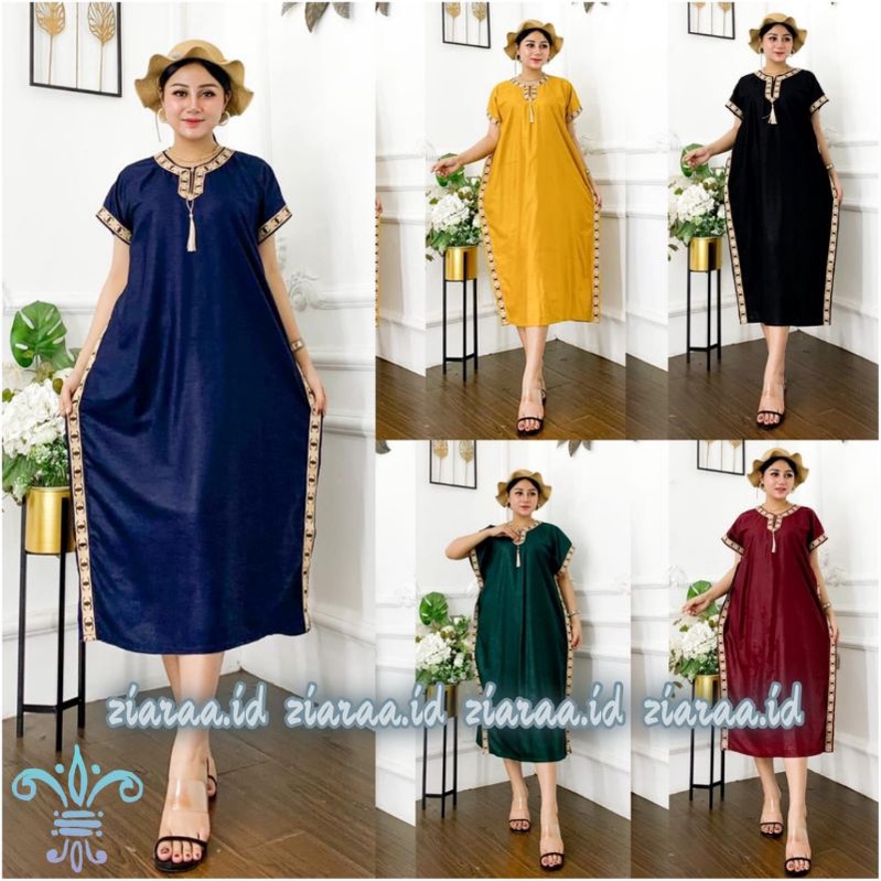 DASTER ARAB DEWASA RENDA CH FULL BAHAN KATUN RAYON LD 120 JUMBO