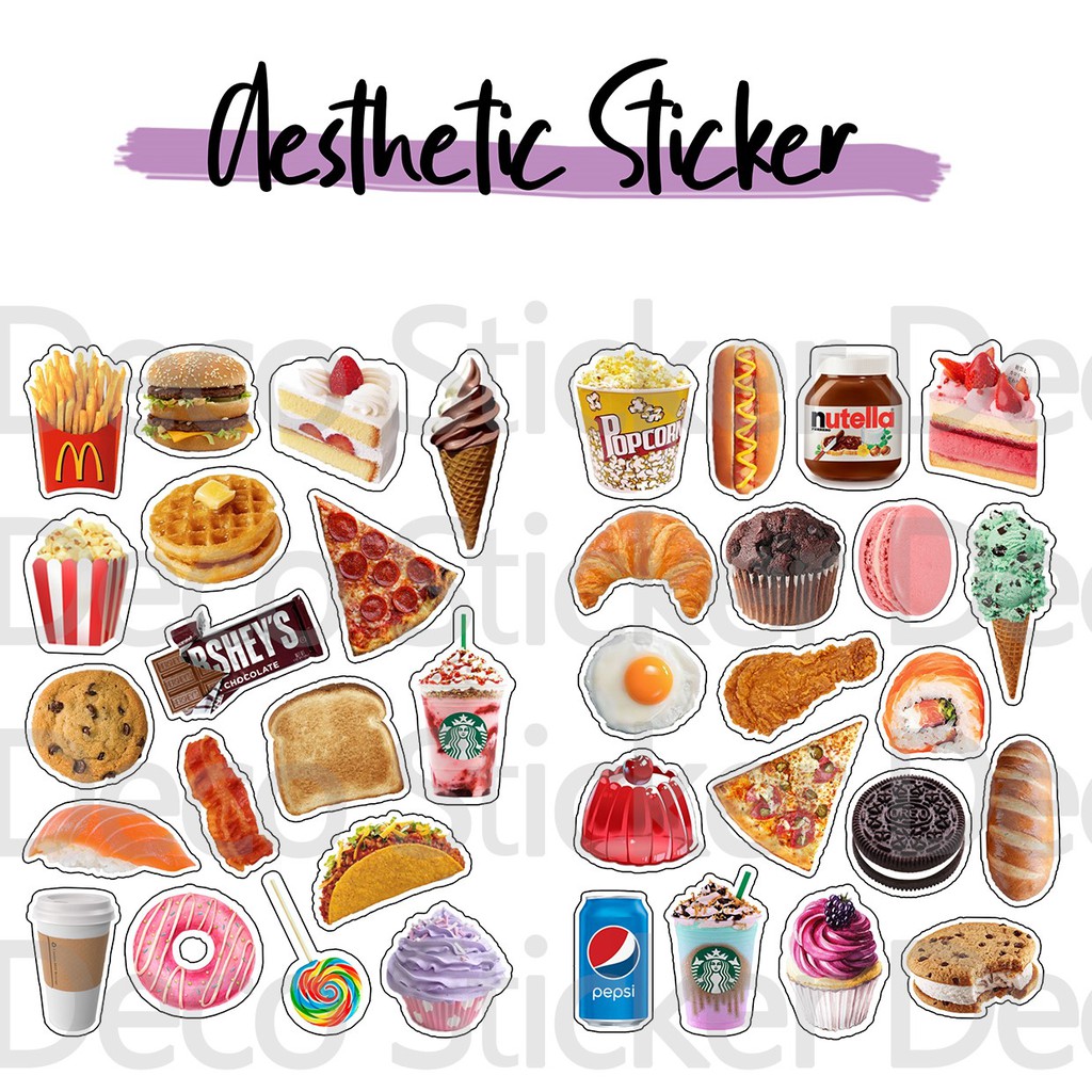

[READY STOCK] Sticker aesthetic pack/Sticker tumblr/Sticker lucu
