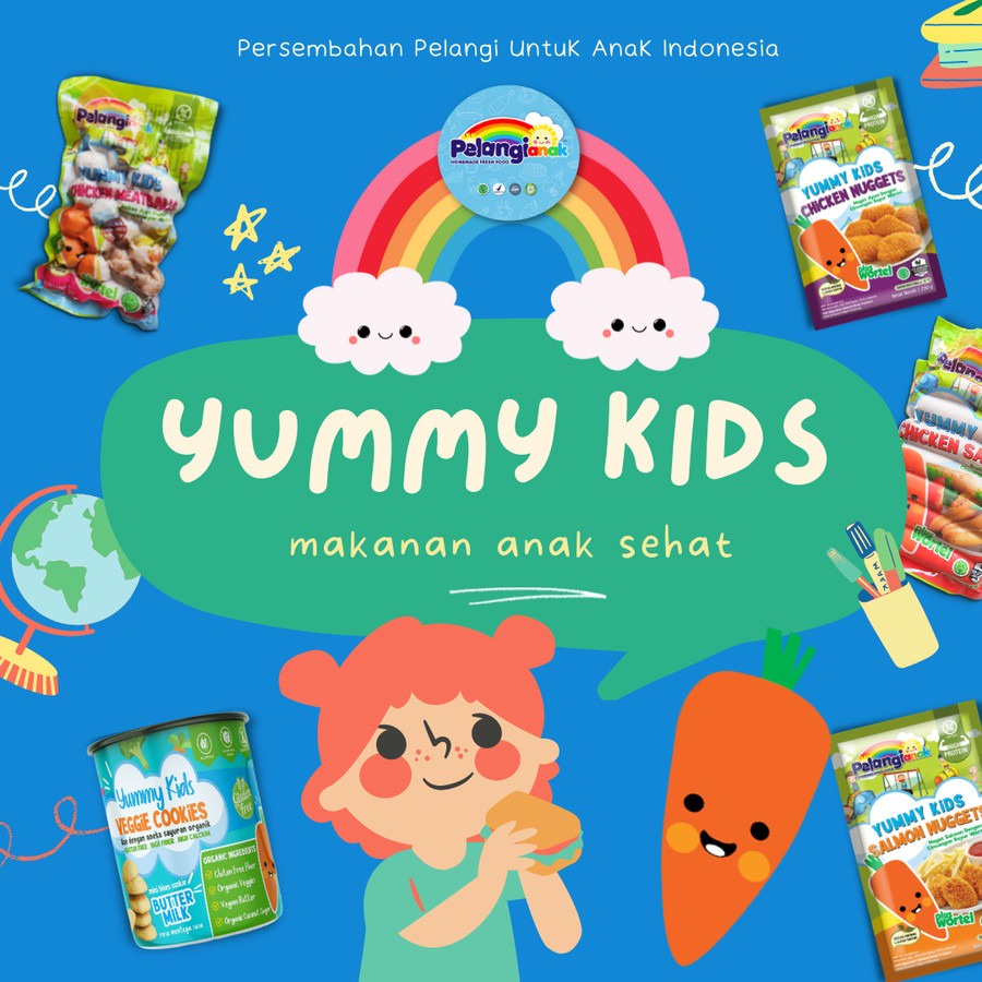 

Pelangi Anak Frozen Yummy Kids Healthy Food Homemade Premium Halal Non MSG