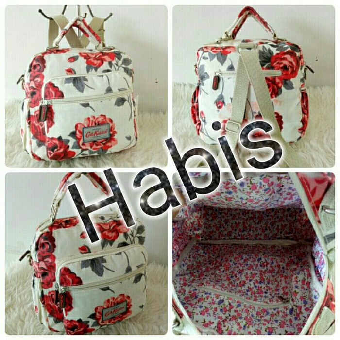 PROMO   CK806 Tas Jinjing/Ransel/Selempang Wanita CathKidston 3in1   Terlaris