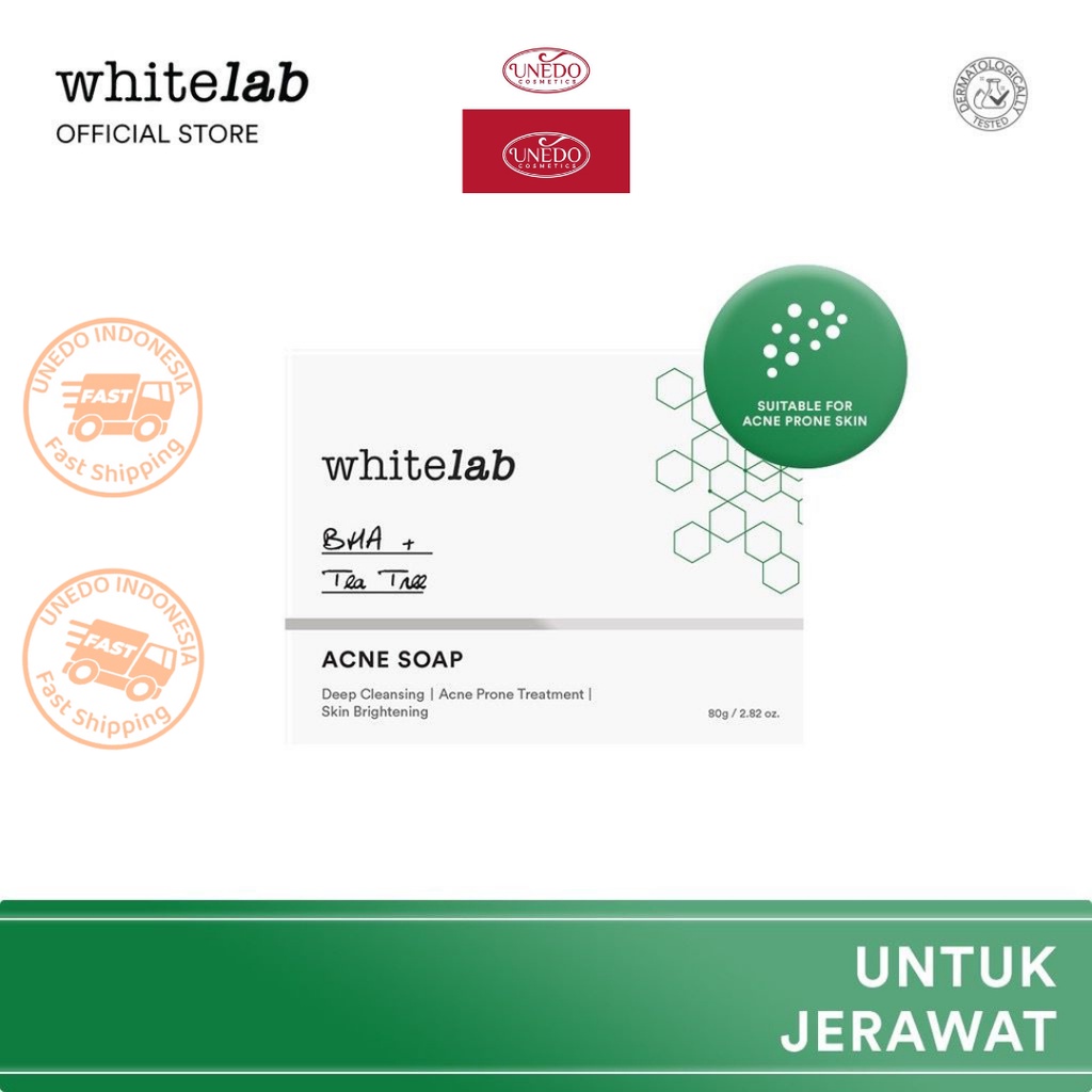 Whitelab Acne Soap Bar Sabun Wajah Berjerawat