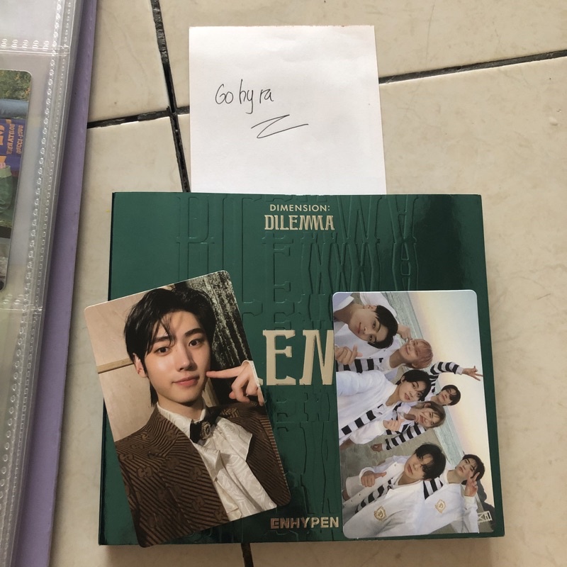 unsealed album ess enhypen pc sunghoon scylla+pc grup ody ver