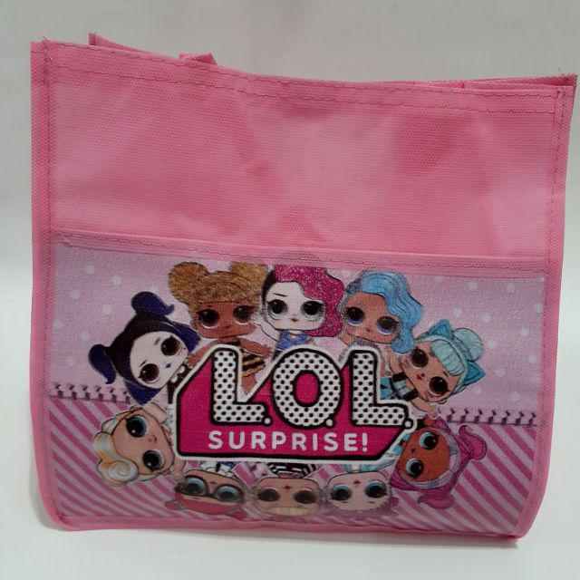 DAPURMAMI Tas Kain Bento Goodiebag Souvenir Ulang Tahun Anak-LOL