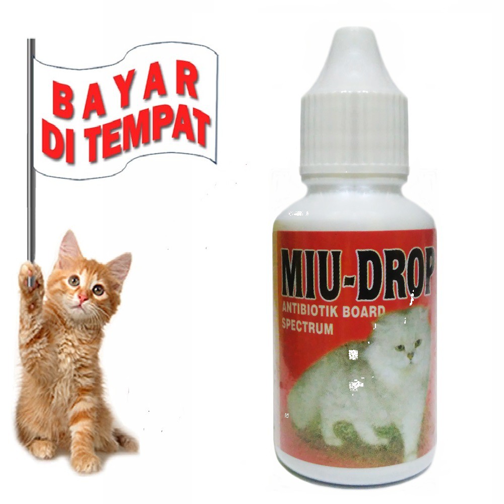 MIU - DROP OBAT ANTIBIOTIK KUCING MEJAGA KEKEBALAN TUBUH TERMURAH