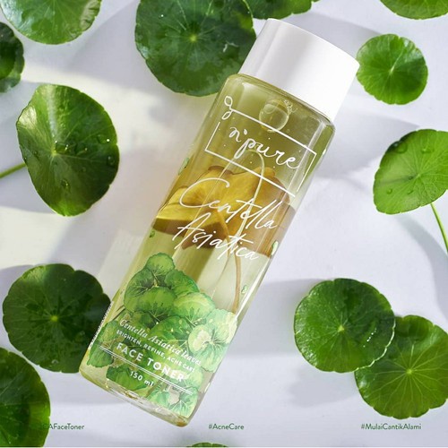 NPURE Face Toner Centella 150ml cica series toner pembersih kotoran pada wajah mencerahkan kulit wajah merawat kulit berjerawat