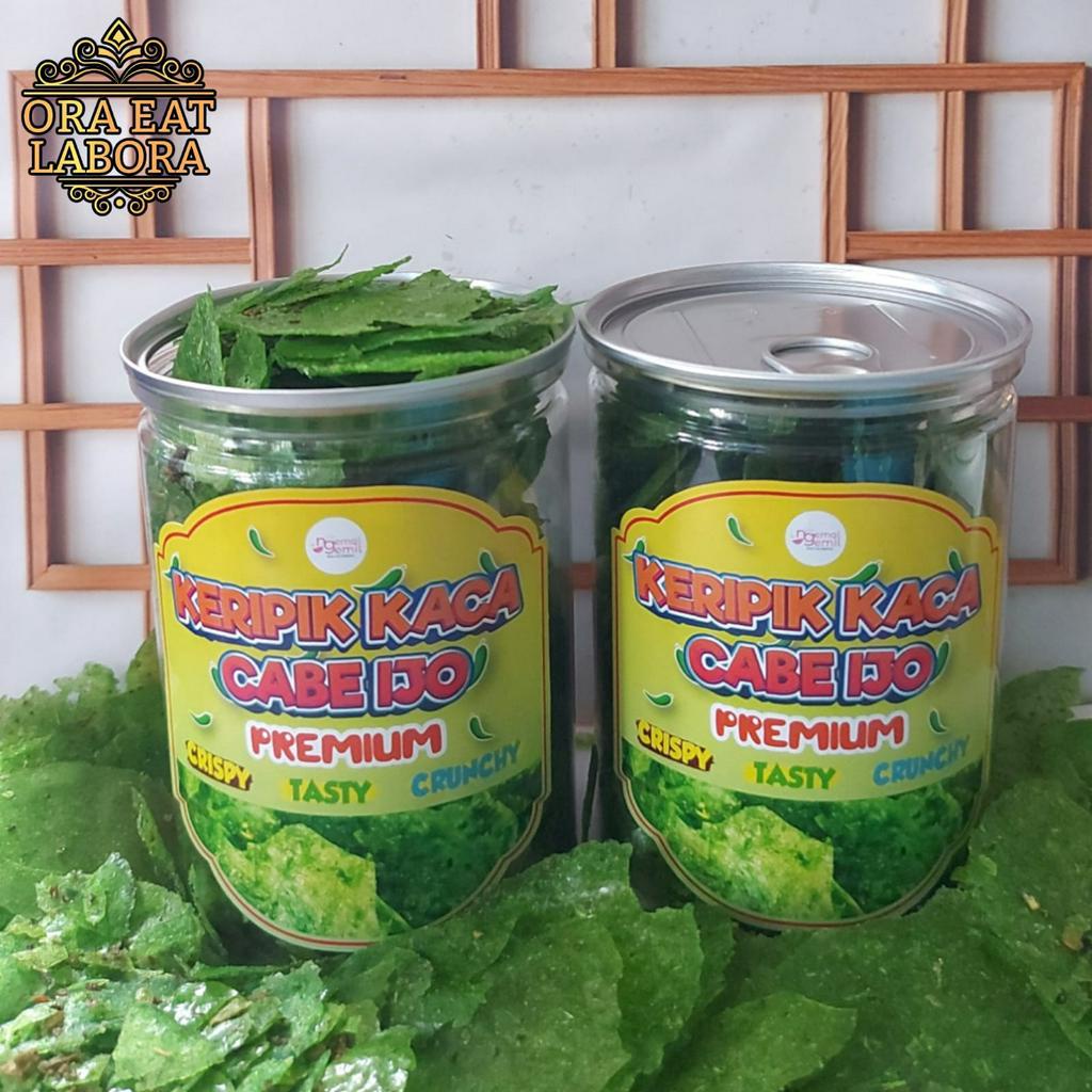 

Can Keripik Kaca Cabe Ijo Pedas Kripik Kaca Cabe Hijau Kualitas Premium - Ora Eat Labora