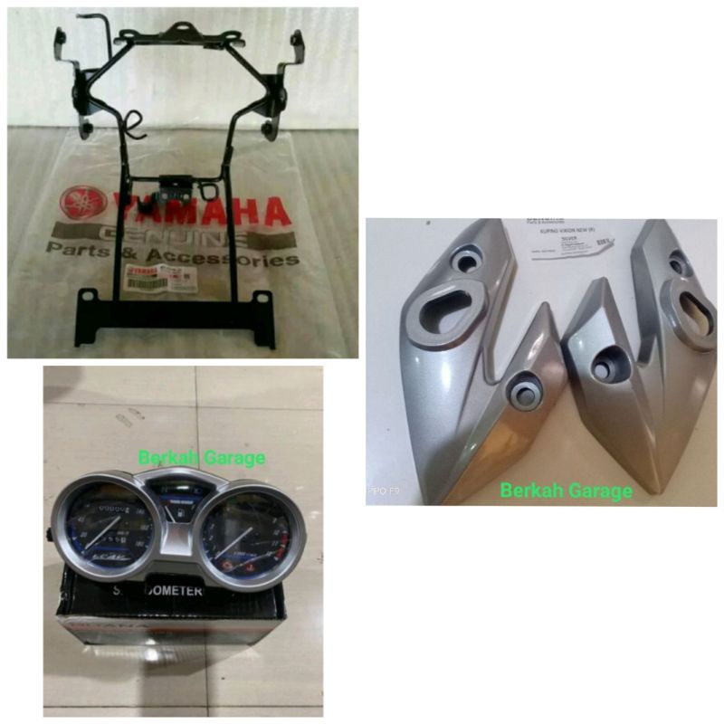 Paket Hemat  Spidometer Vixion Old + Breket Lampu + Kupingan Lampu Vixion Old Tebal