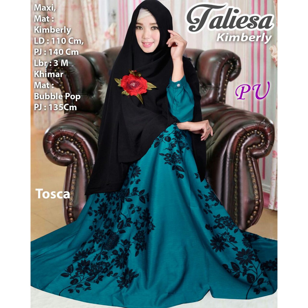 HOPYLOVY - Gamis Syari Premium Taliesa 3163