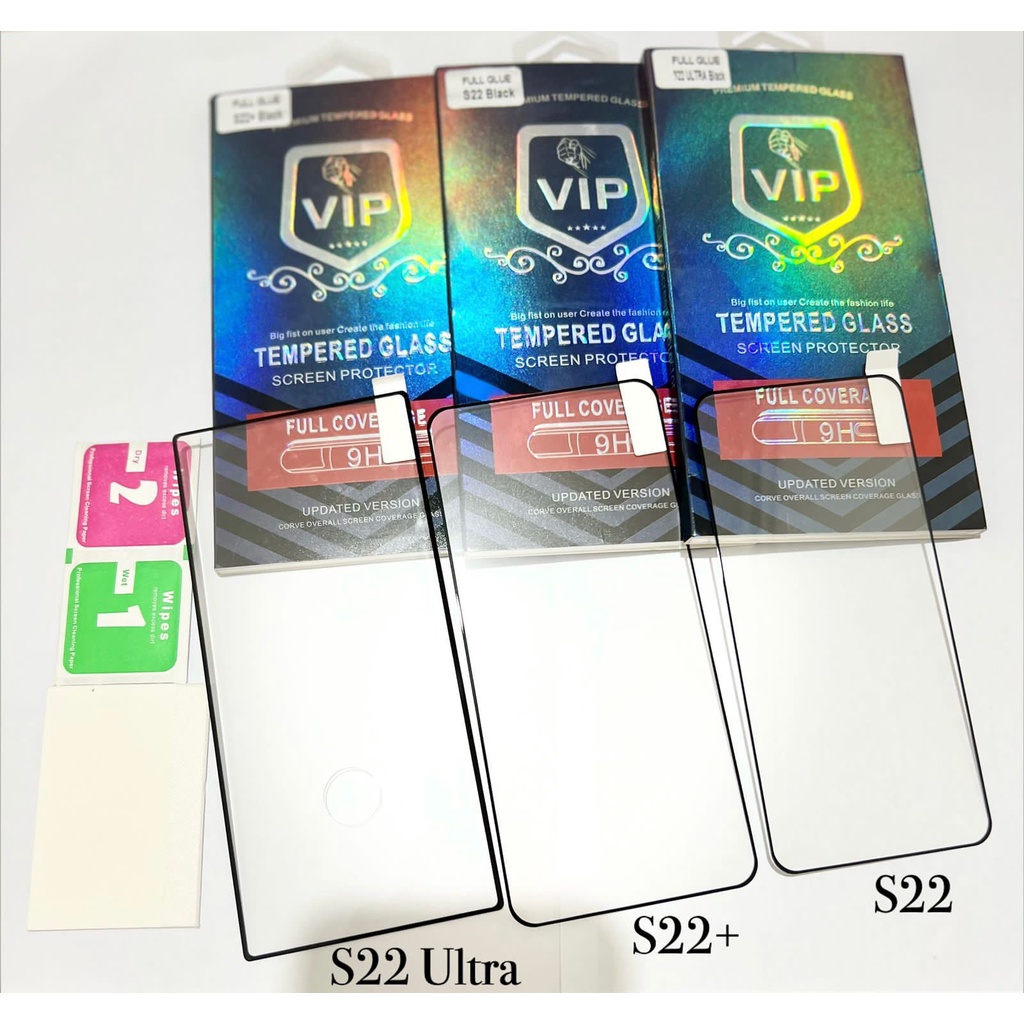 Tempered Glass EDGE S22 S22 Ultra S22 Plus Screen Protector Layar Full Glue EDGE SERIES