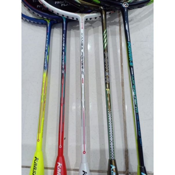 [ORI]RAKET BADMINTON KANSA POWER A B C D E F ORIGINAL 32 - 35 LBS