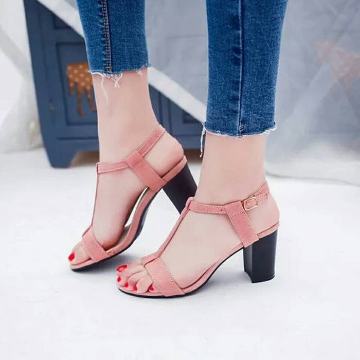 ASTALOG  HIGH HEELS HAK TAHU T STRAP GD02 SALEM