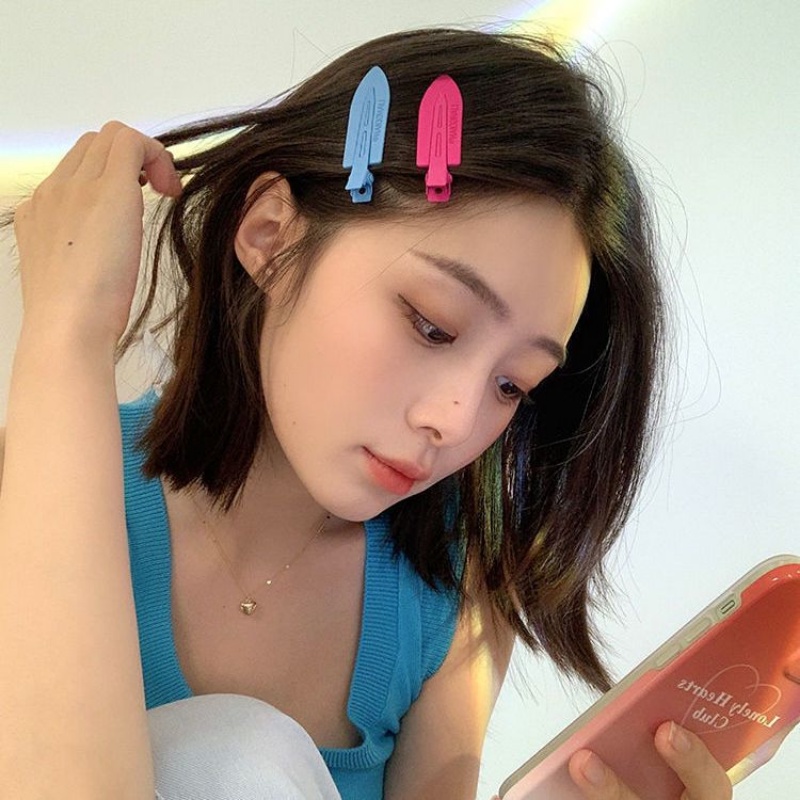Jepit Rambut Model Duckbill Seamless Gaya Korea Untuk Wanita