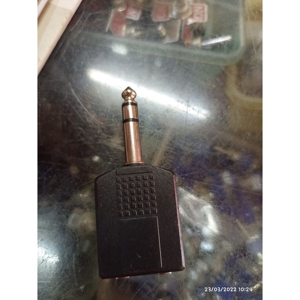 Jack T / Y Akai Stereo to 2 female cabang mic