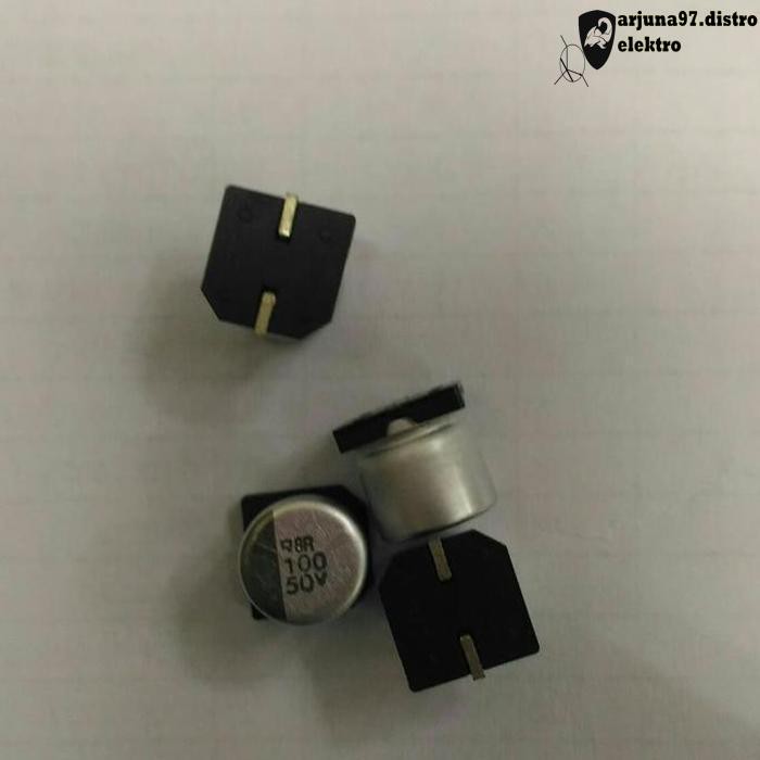 Capasitor 100Uf 50V Smd Tempel Marcojiw99 Ayo Beli