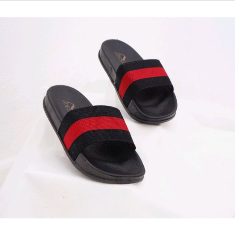 Sandal Pria - Wanita Slip On ORIGINAL Adesa Jelly Impor Anti Slip