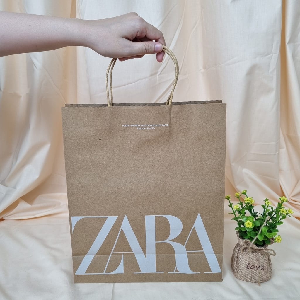 {PROMO} Paper bag Z4r4 Pembungkus Kado Tas Kado
