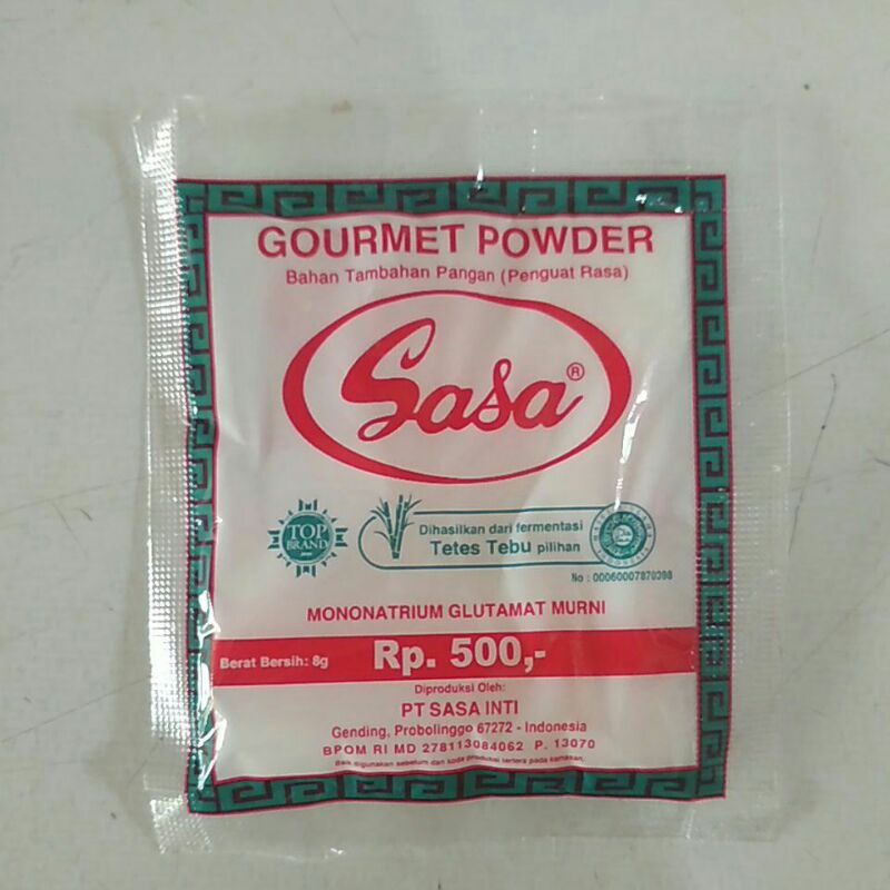 

Penyedap rasa/micin/msg ( Penguat rasa ) 8 gr