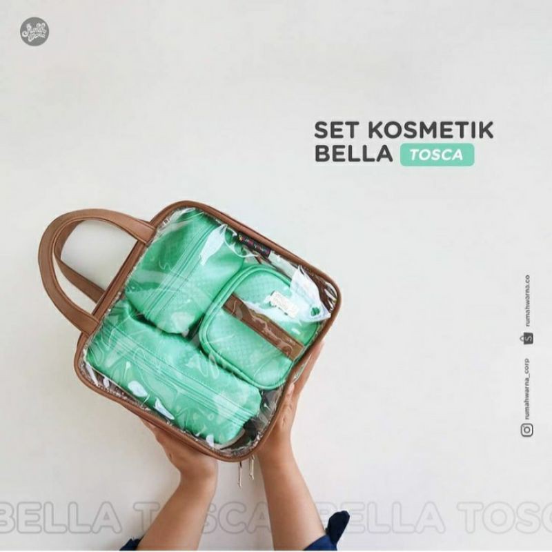 Pouch Kosmetik Bella Rumah Warna