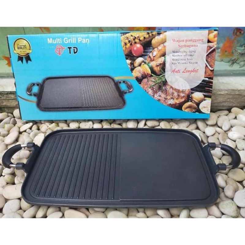 Alat Panggang Serbaguna / Multi Grill Pan TD Antilengket