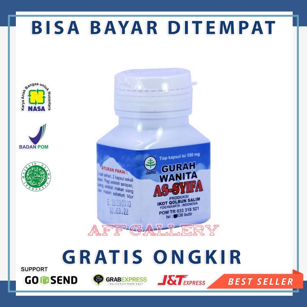 Kapsul Gurah Wanita Assyifa - Herbal Keperawanan dan Keputihan