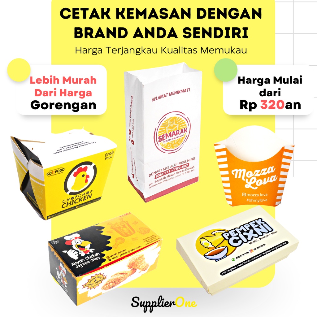 Paper Lunch Box, Lunch Box Paper, Lunch Box SML,Lunch Box Kertas, Dus Box Ayam Geprek, Kemasan Makanan, Dus Nasi, Kemasan Take Away, Kemasan Makanan Kertas, Box Kue, Kardus makanan Image 9