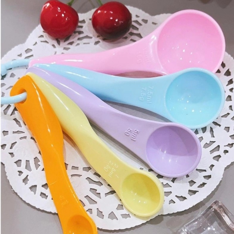 SENDOK TAKAR SET KECIL 5 IN 1 MEASURING SPOON SENDOK BUMBU DAPUR KUE