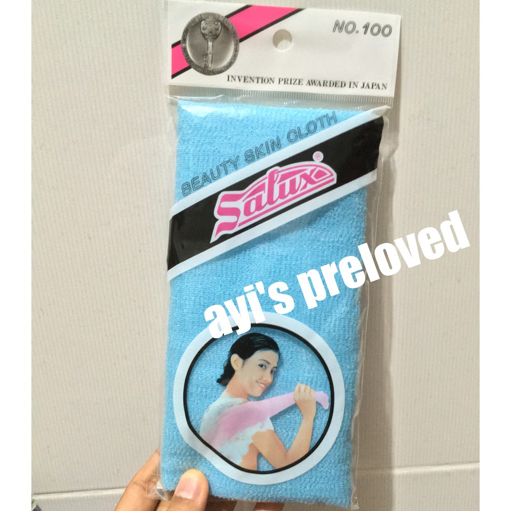 BARANG BARU (BUKAN PRELOVED) Salux Beauty Skin Cloth no.100 - kain scrub penggosok badan